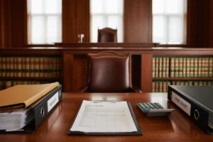 A doctor explaining medical negligence claims process to a patient in South Africa.